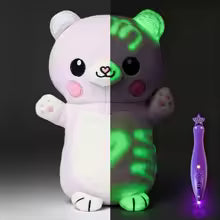 Peluche que brilla y calma sus noches